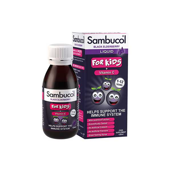 Sambucol Black Elderberry For Kids Liquid (120ml)