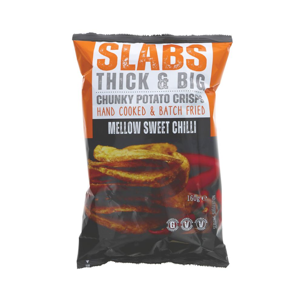 Slabs Chunky Crisps Mellow Sweet Chilli (160g)