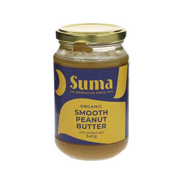 Suma Organic Crunchy Peanut Butter With Added Salt (340g)