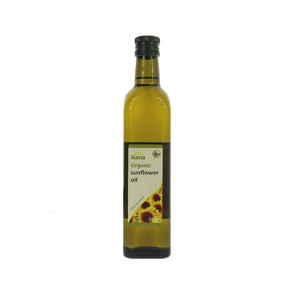Suma Wholefoods Organic Sunflower Oil (500ml)
