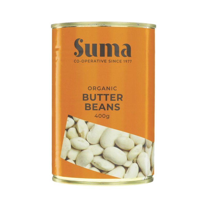Suma Wholefoods Organic Butter Beans (400g)