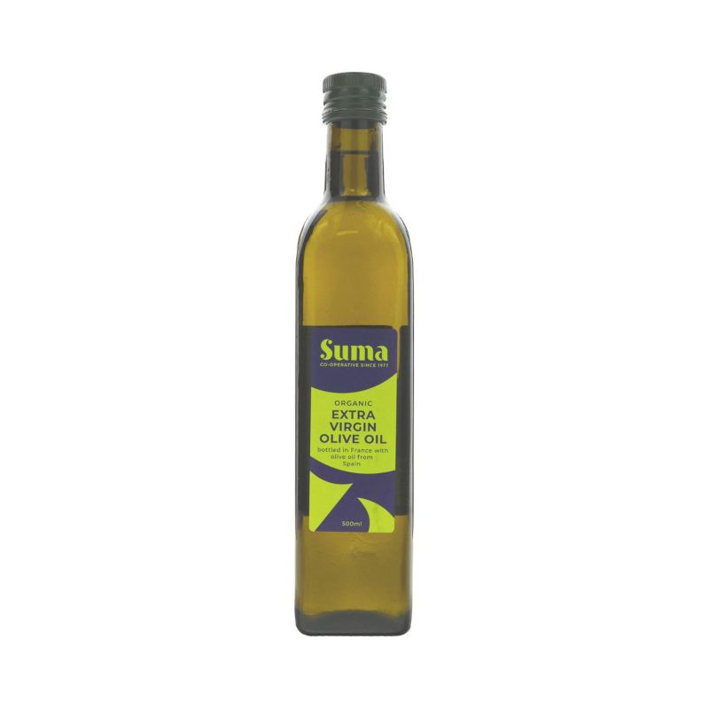 Suma Wholefoods Organic Extra Virgin Olive Oil (500ml)