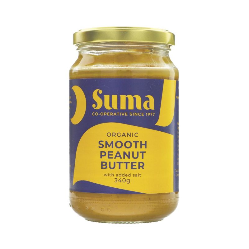 Suma Wholefoods Organic Smooth Peanut Butter (340g)