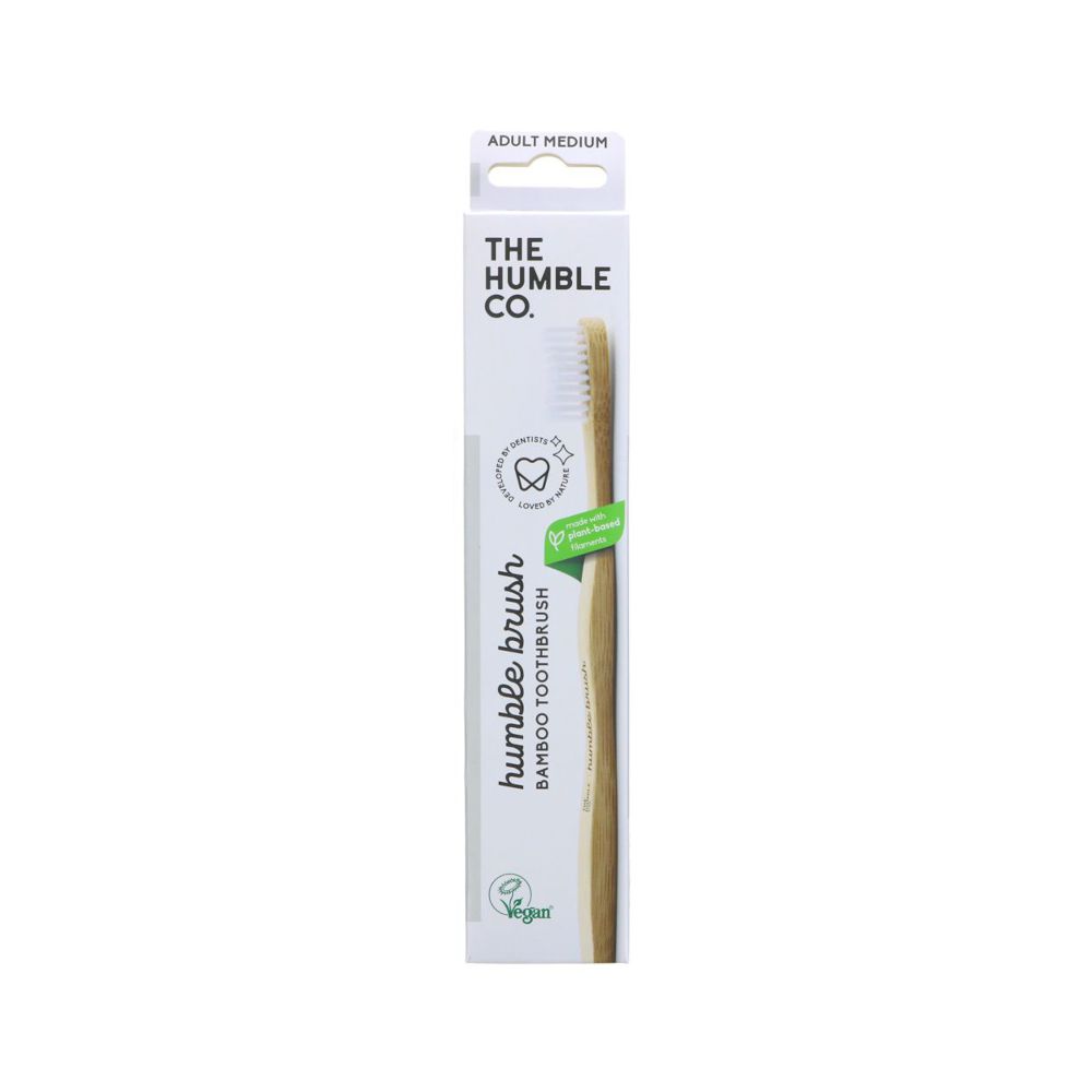 The Humble Co. Adult Medium Bamboo Toothbrush 