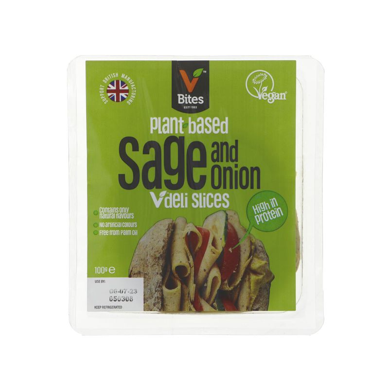 VBites Sage & Onion Deli Slices (100g)