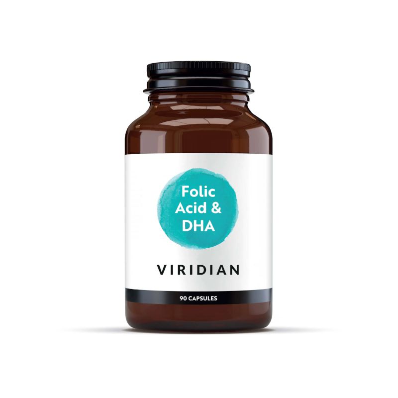 Viridian Folic Acid & DHA (90 capsules)