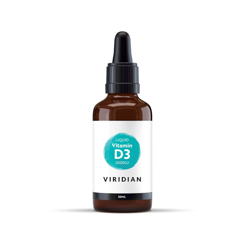 Viridian Liquid Vitamin D3 2000iu (50ml)