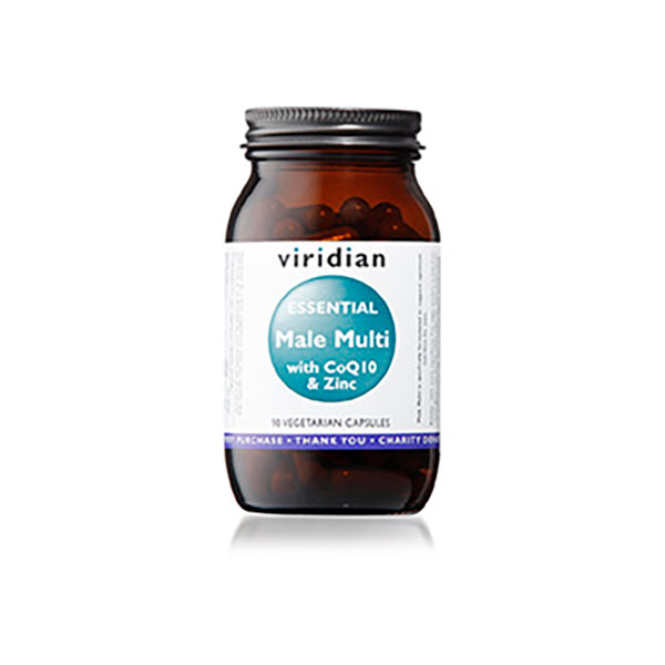 Viridian Essential Man Multi Vitamin With CoQ10 & Zinc (90 caps)