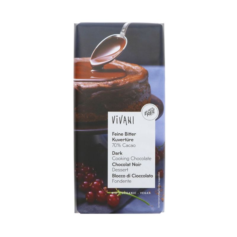 Vivani Organic Dark Cooking Chocolate (200g)