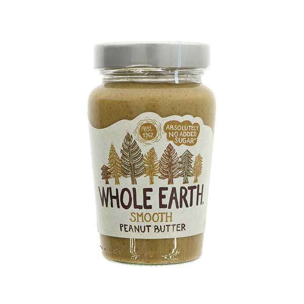 Whole Earth Smooth Peanut Butter (340g)